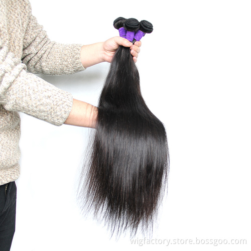 Virgin Human Hair Extension Mink Bundles,100% Human Hair Bundles with Closures ,Brazilian Hair Weave Unprocessed Bundle